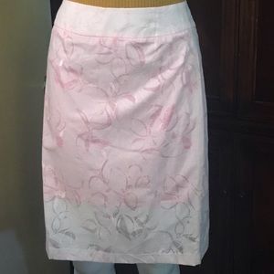 🆕 YS USA Pink Midi Skirt with Stitch Design-Large